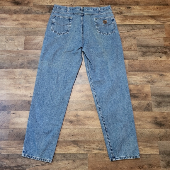 Carharrt Men's Relaxed Fit Straight Denim Workwear Jeans Size 40x36 - Picture 8 of 8